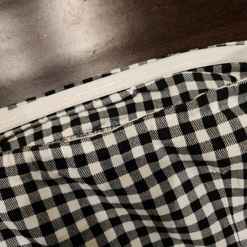 Haute Rogue Gingham Ruffled Fitted Minidress Size S - Picture 8 of 13